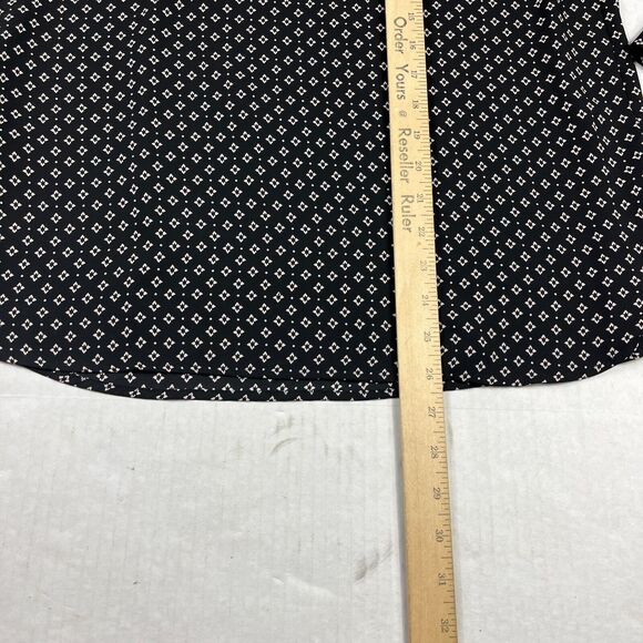 LOFT Blouse Printed Long Sleeve Work Office Dressy Top Lightweight Shirt MEDIUM - Picture 7 of 11
